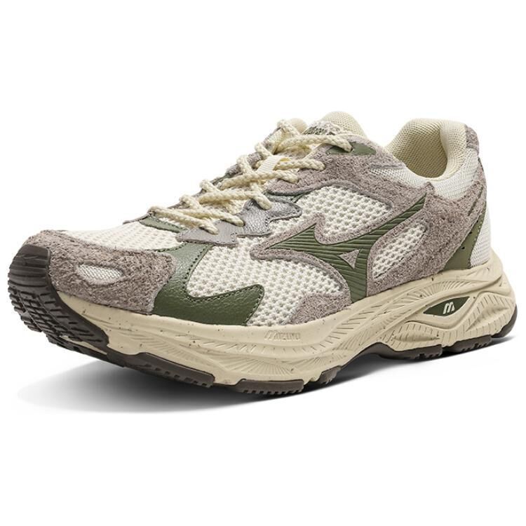 【代購】Mizuno Racer S Running Shoes Unisex Low top Fern Color/Dove Gray/Grass Green D1GH223520