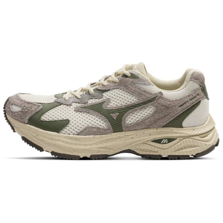 【代購】Mizuno Racer S Running Shoes Unisex Low top Fern Color/Dove Gray/Grass Green D1GH223520