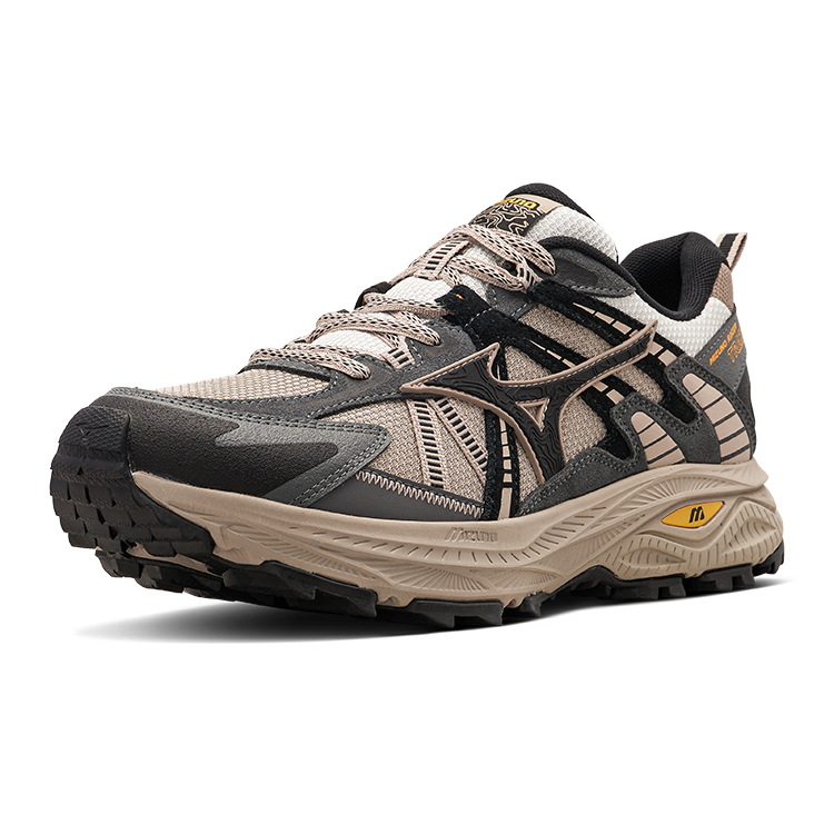 【代購】Mizuno Racer Trail Breathable Low top Running Shoes Unisex Light Umber D1GH223808