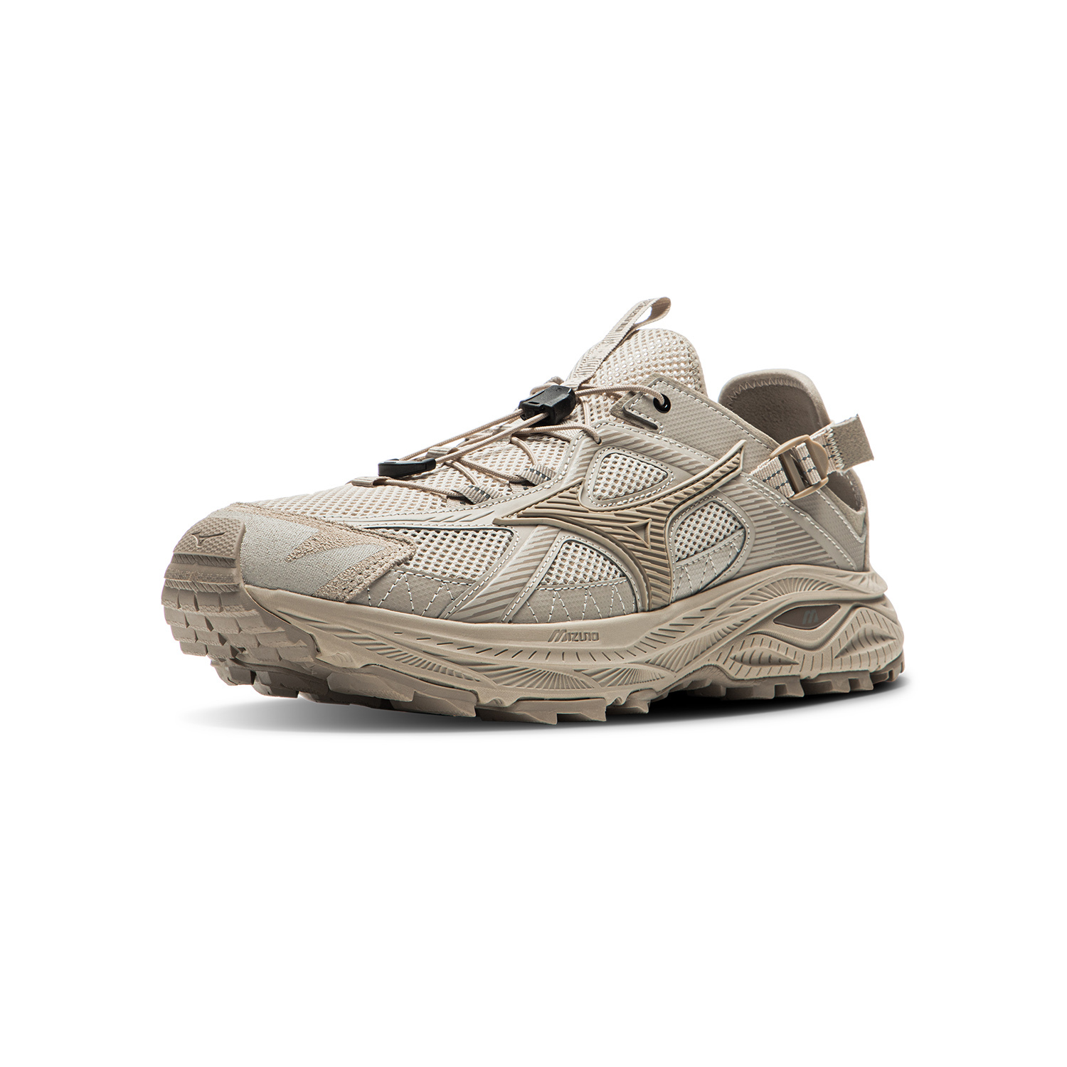 【代購】Mizuno Racer Trail Slip Resistant Breathable Quick Dry Grip Lightweight River Trekking Shoes Unisex Feather Gray D1GH241905