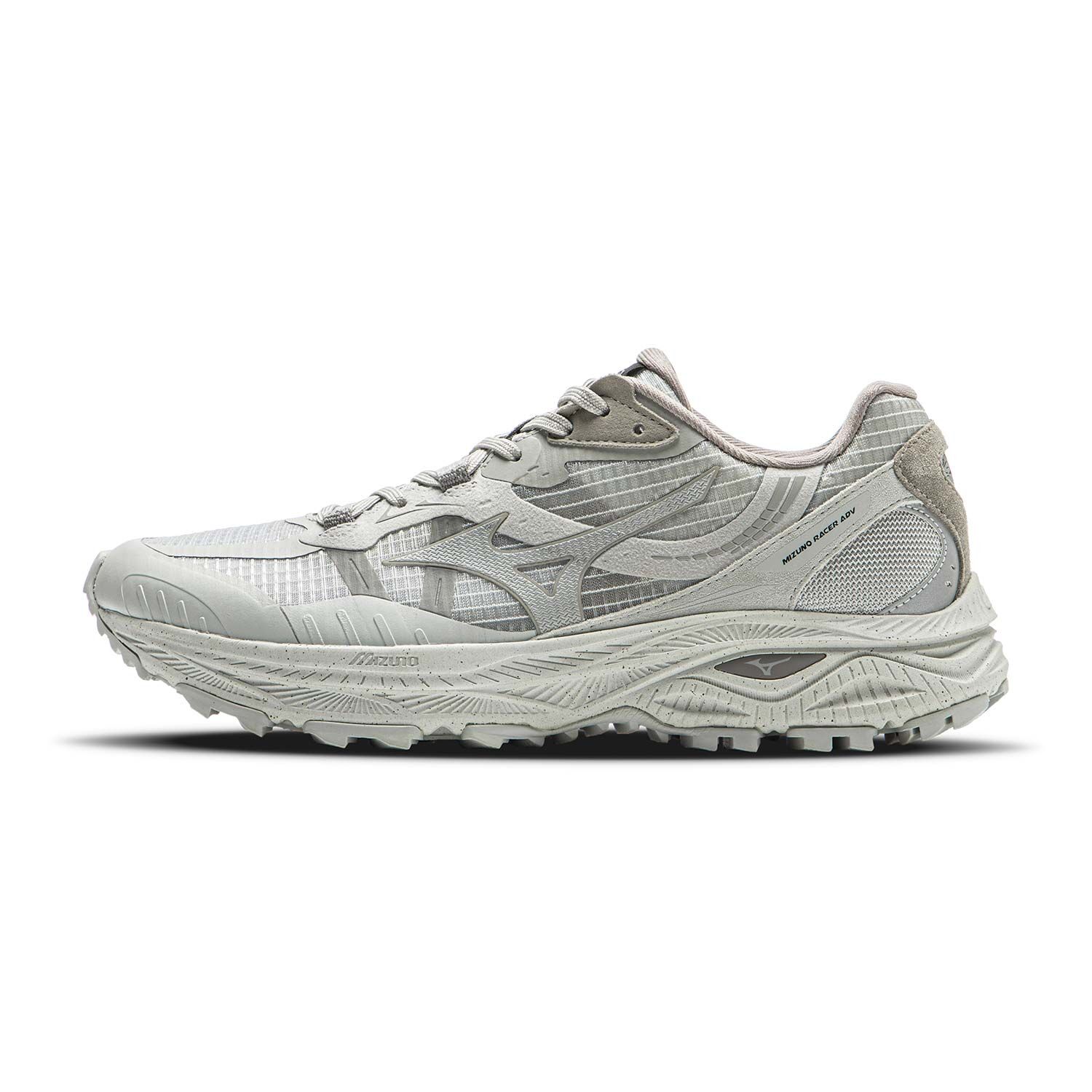 【代購】Mizuno Racer ADV Slip Resistant Low Top Running Shoes Unisex Dusty Gray D1GH241208