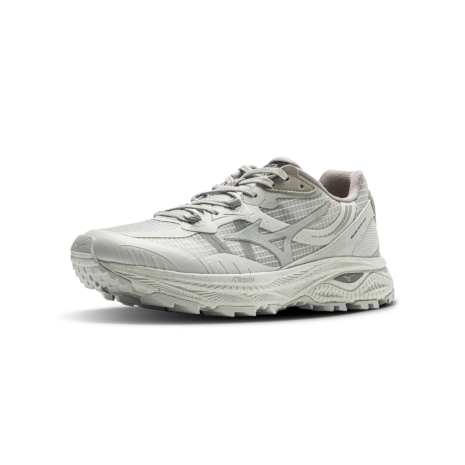 【代購】Mizuno Racer ADV Slip Resistant Low Top Running Shoes Unisex Dusty Gray D1GH241208