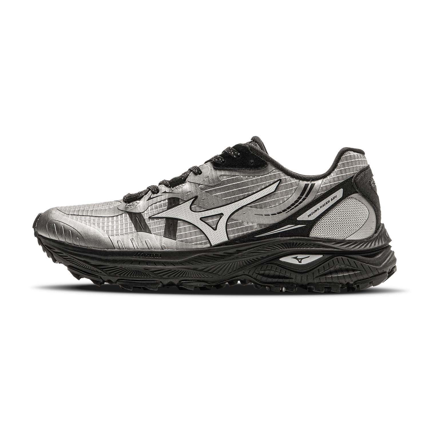 【代購】Mizuno Racer ADV Abrasion Resistant Low Top Running Shoes Unisex Silver D1GH241207