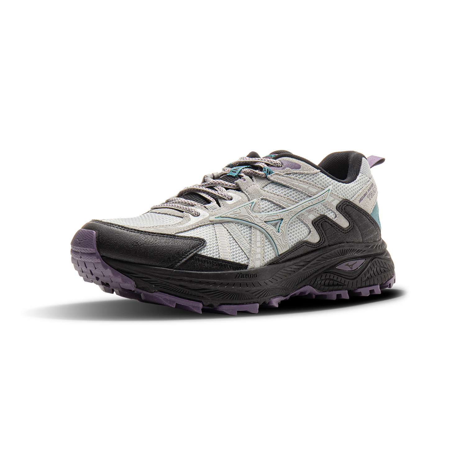 【代購】Mizuno Racer Trail Low Top Running Shoes Unisex Arctic Gray D1GH223816
