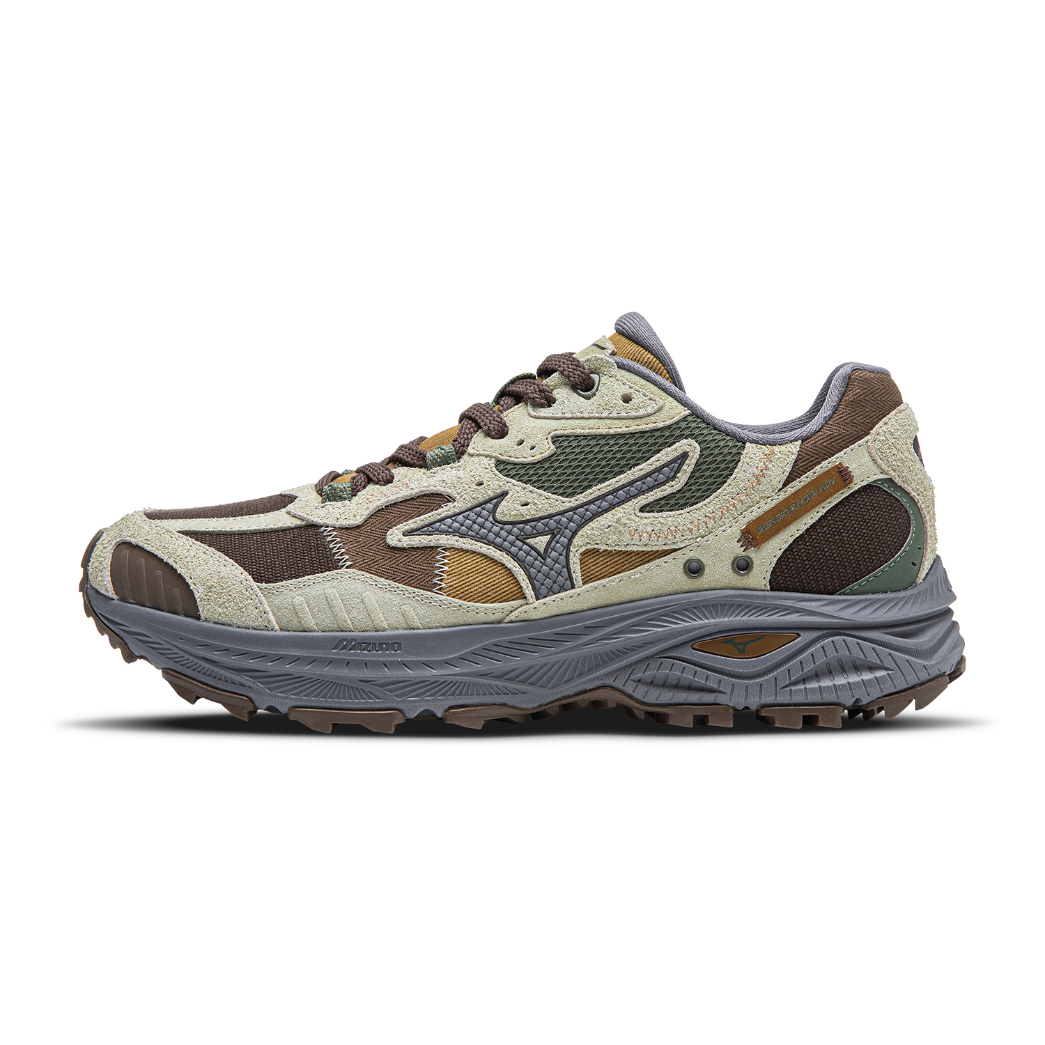 【代購】Mizuno Racer ADV Low top Training Running Shoes Unisex Reindeer Brown D1GH241213
