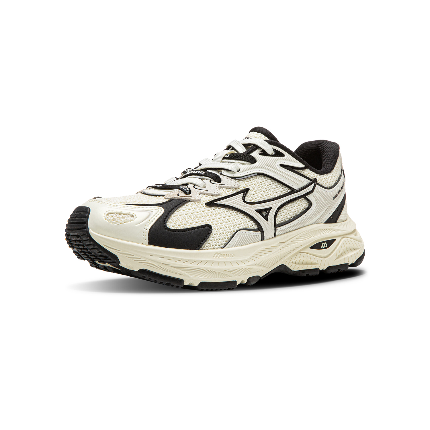 【代購】Mizuno Racer S Low top Running Shoes Unisex Ecru D1GH253503