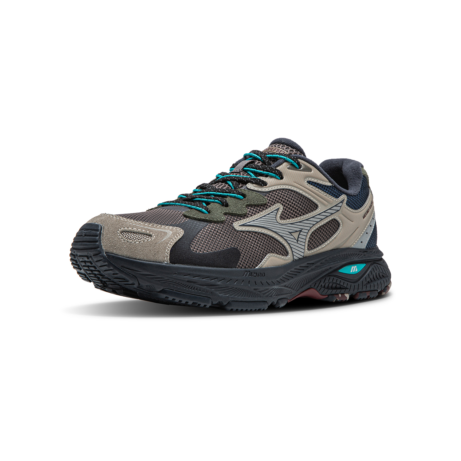【代購】Mizuno Racer S Low top EVA Midsole City Commute Running Shoes Unisex Iron Tower Gray D1GH263506