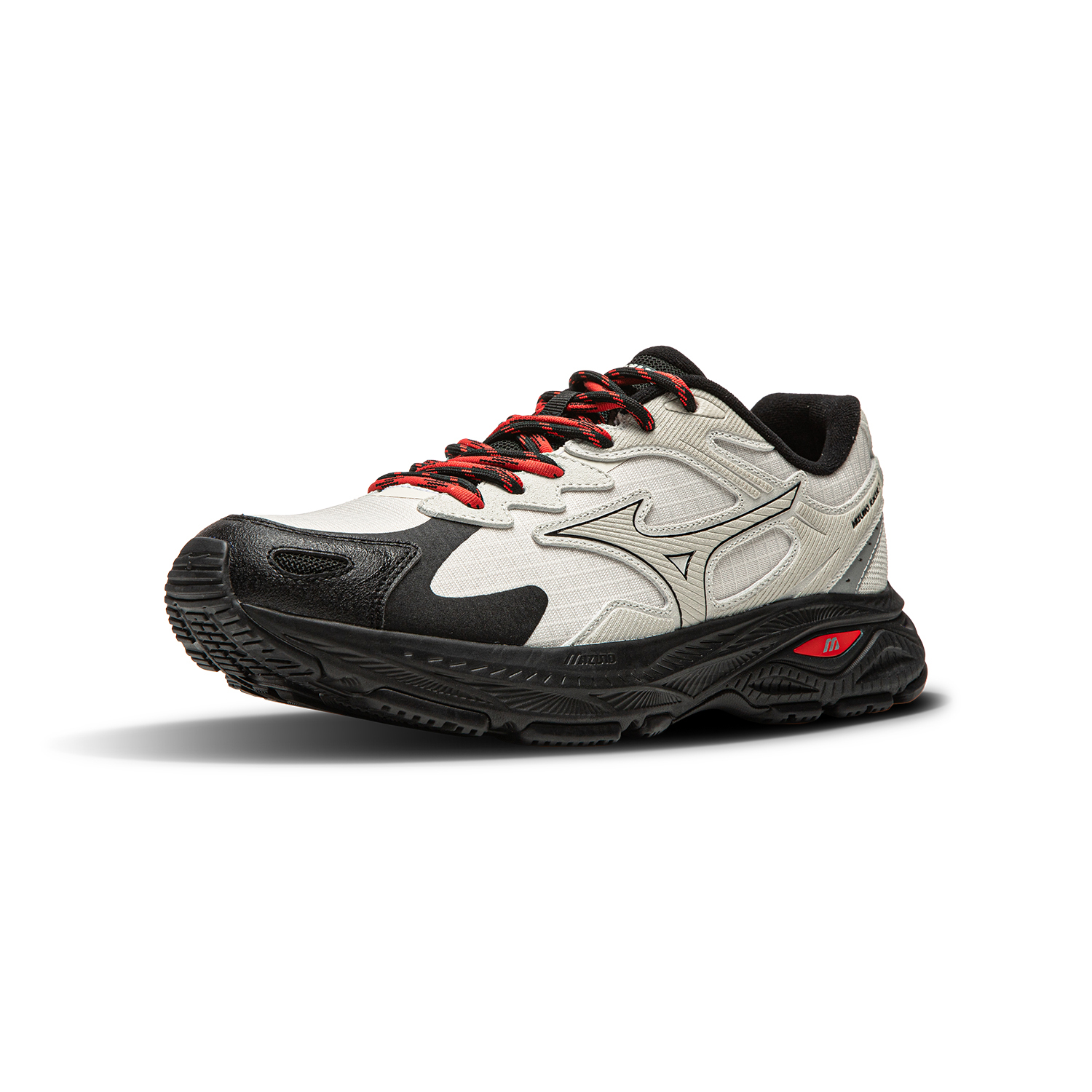 【代購】Mizuno Racer S Low top Casual Long Distance Running For Urban Commute Running Shoes Unisex Light Bright Gray D1GH263503