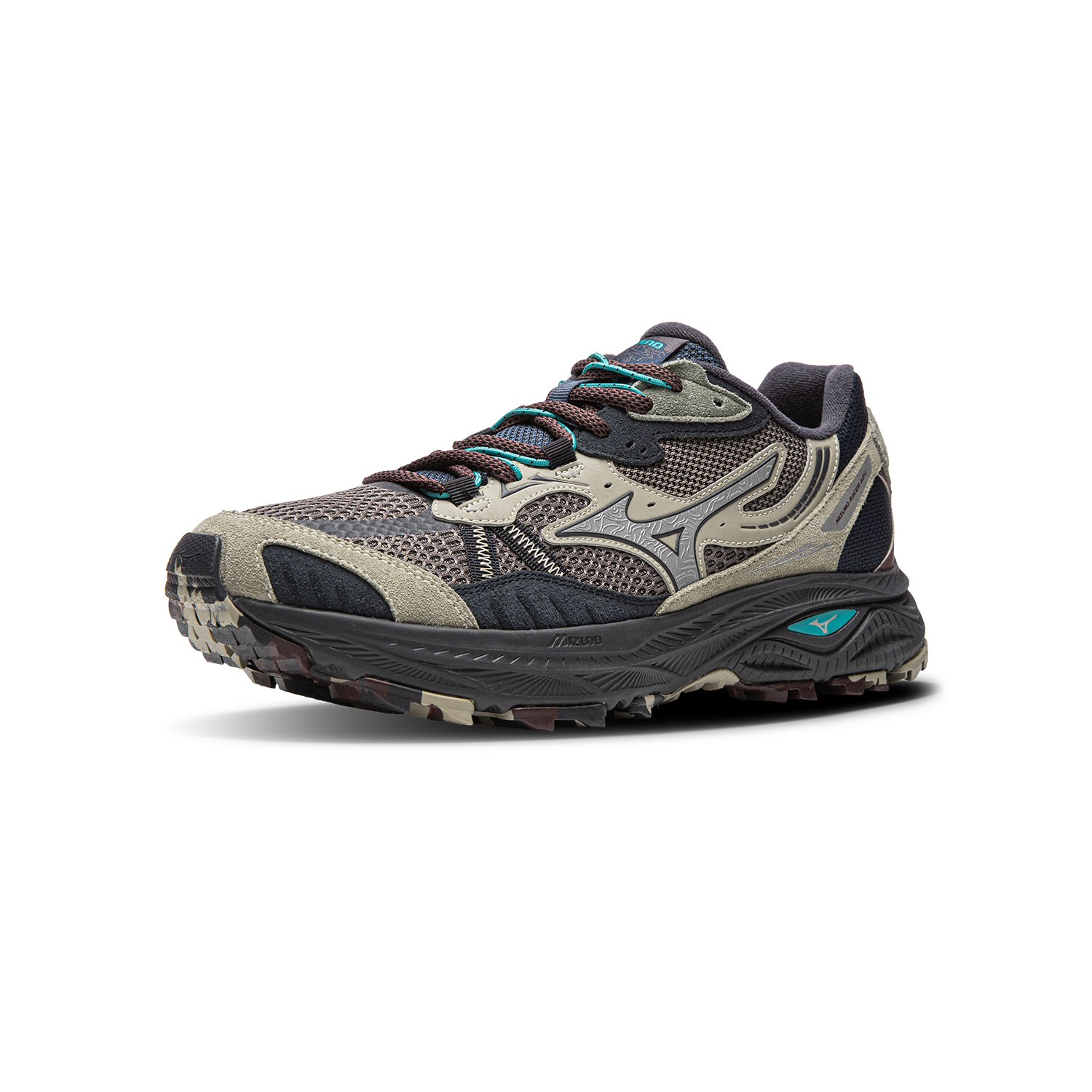 【代購】POIZON x Mizuno Racer ADV Low top Long Distance Running Sprint Running Shoes Unisex Iron Tower Gray D1GH241214