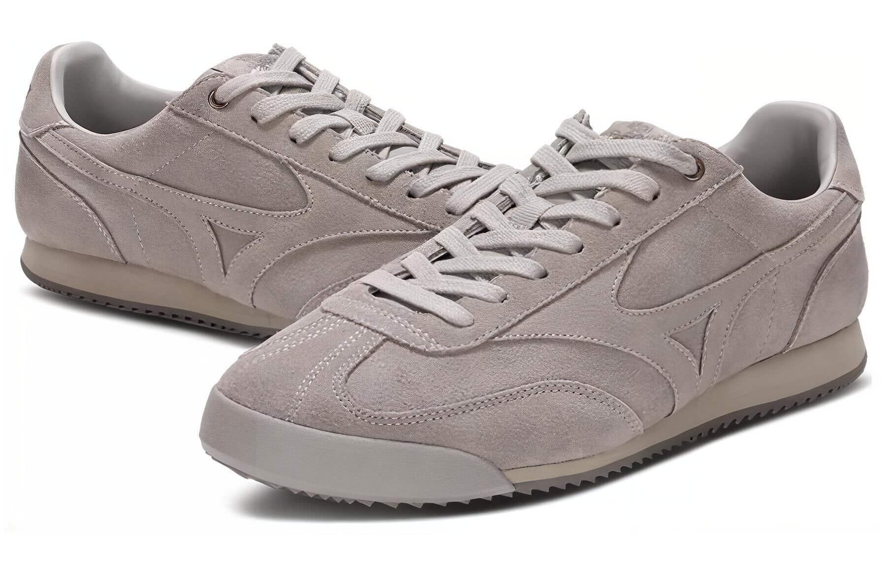 【代購】Mizuno LG 60S Cushioning Low-Top Running Shoes Unisex Mud Brown D1GH231104