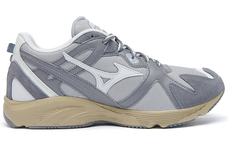 【代購】Mizuno LG 90s EC Wear-Resistant Slip-Resistant Low-Top Running Shoes Unisex Gray D1GH212514