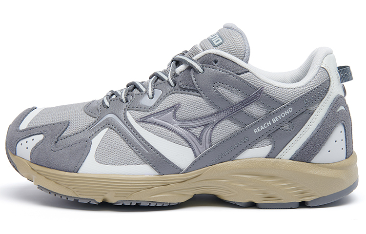 【代購】Mizuno LG 90s EC Wear-Resistant Slip-Resistant Low-Top Running Shoes Unisex Gray D1GH212514