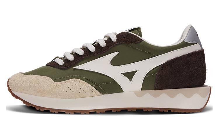 【代購】Mizuno LG 70s Anti-Slip Wear-Resistant Low-Top Casual Shoes Unisex Green White D1GH211210