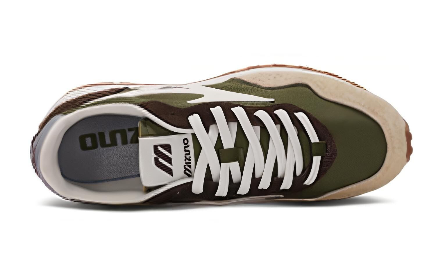 【代購】Mizuno LG 70s Anti-Slip Wear-Resistant Low-Top Casual Shoes Unisex Green White D1GH211210