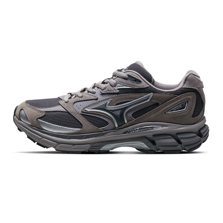 【代購】Mizuno LG Premium Anti-Slip Wear-Resistant Low-Top Running Shoes Unisex Storm Gray D1GH241101