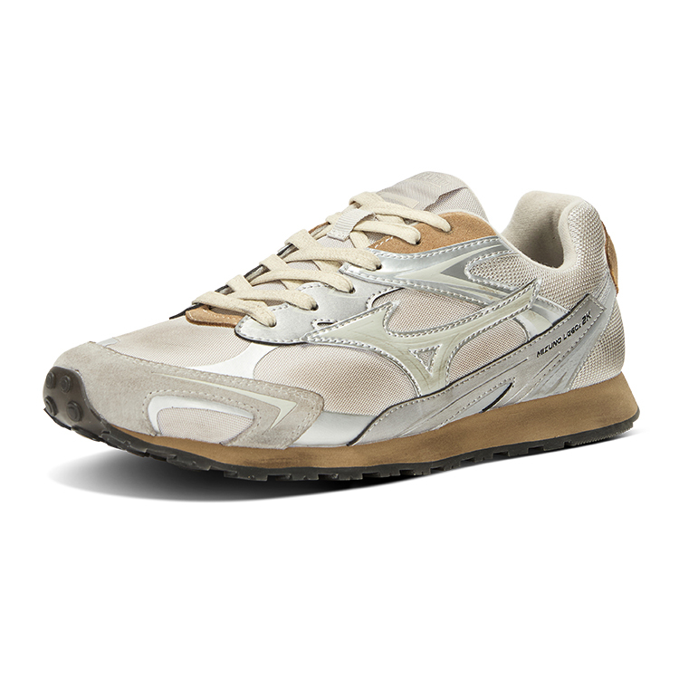【代購】Mizuno LG 60S Slip Resistant Abrasion Resistant Low top Casual Shoes Unisex Light Gray D1GH242101