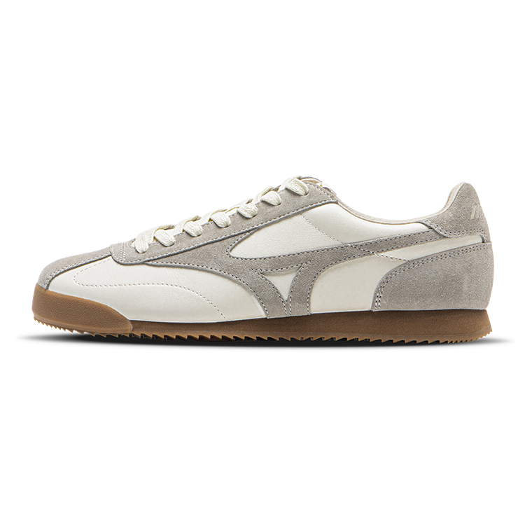 【代購】Mizuno LG 60S Slip-Resistant Breathable Low-Top Casual Shoes Unisex White Gray D1GH230307