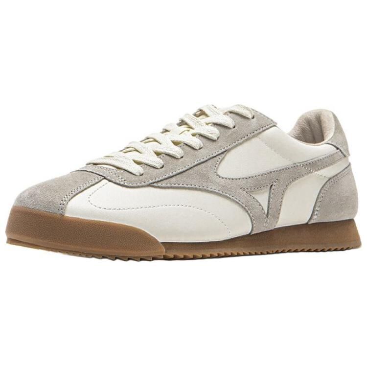 【代購】Mizuno LG 60S Slip-Resistant Breathable Low-Top Casual Shoes Unisex White Gray D1GH230307