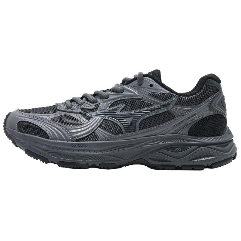 【代購】Mizuno LG 10S Anti Slip Wear Resistant Low Top Casual Running Shoes Unisex Gray D1GH2424-10