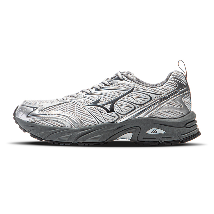 【代購】Mizuno LG 2000 Slip-Resistant Breathable Low-Top Casual Shoes Unisex Silver Gray D1GH230211
