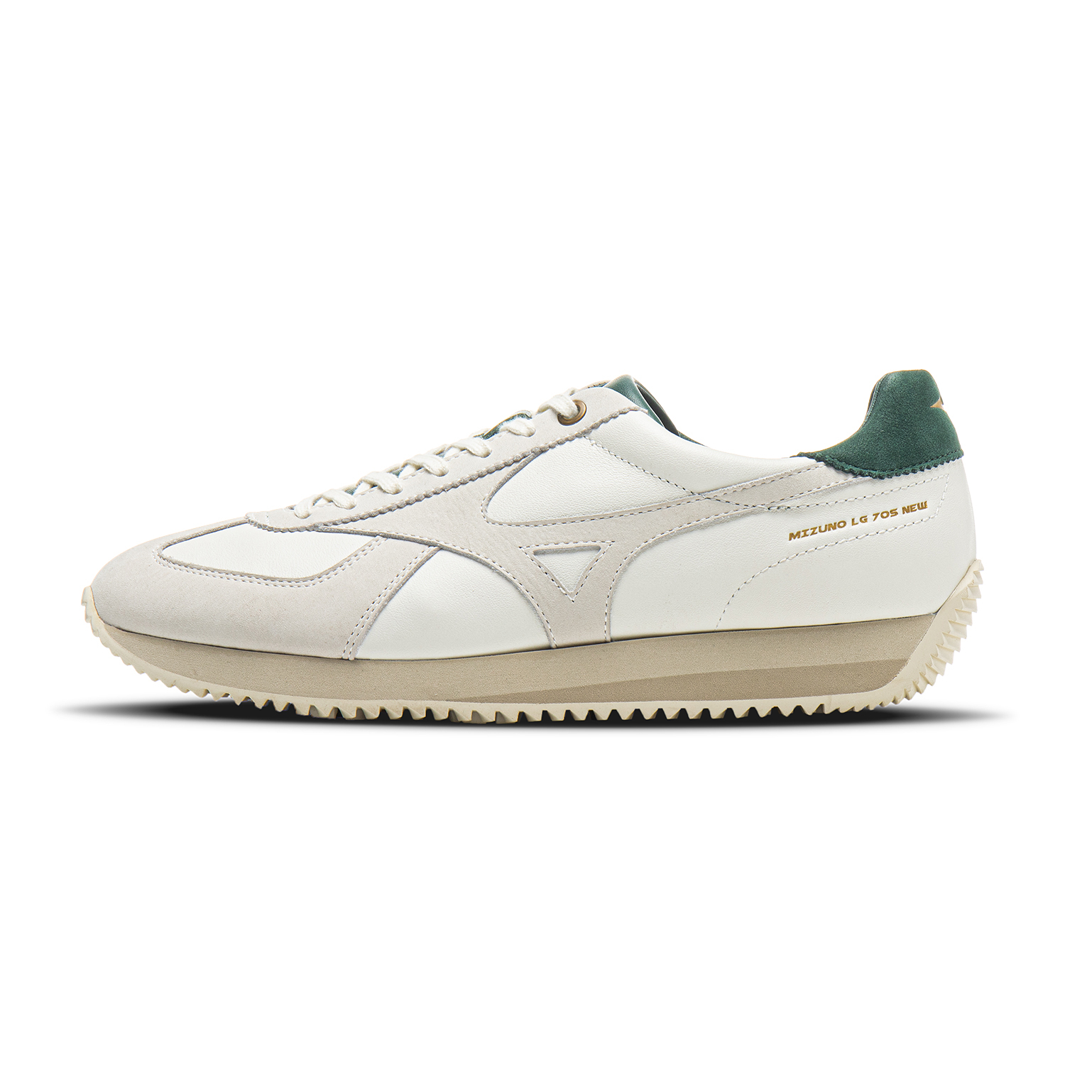【代購】Mizuno LG 70s Cushioning Height Increase Low Top Casual Shoes Unisex Ecru D1GH250903