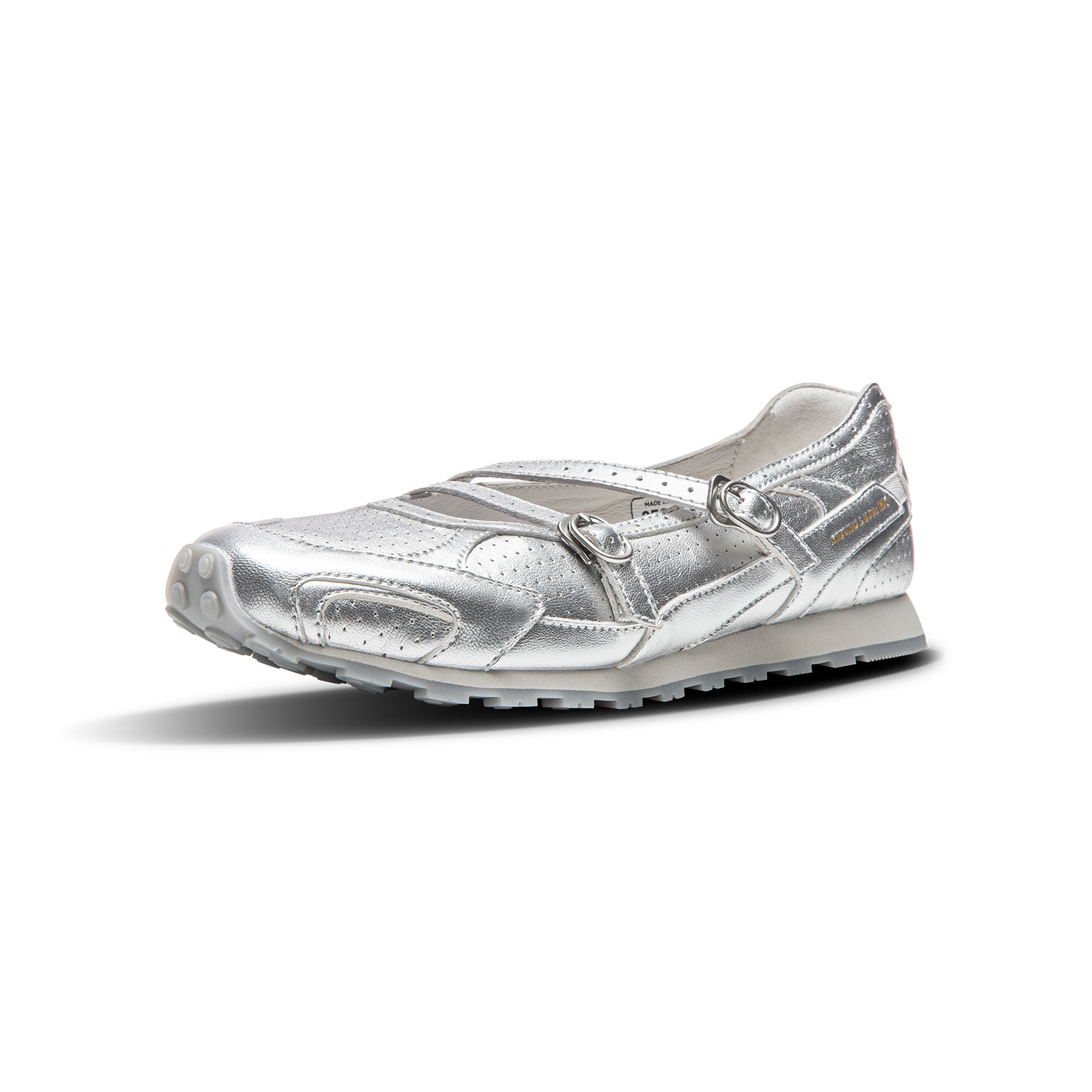 【代購】Mizuno LG 60S Thin Sole Shoes, Ballet Shoes, Mary Jane Shoes Low top Casual Shoes Women's Silver D1GH253002