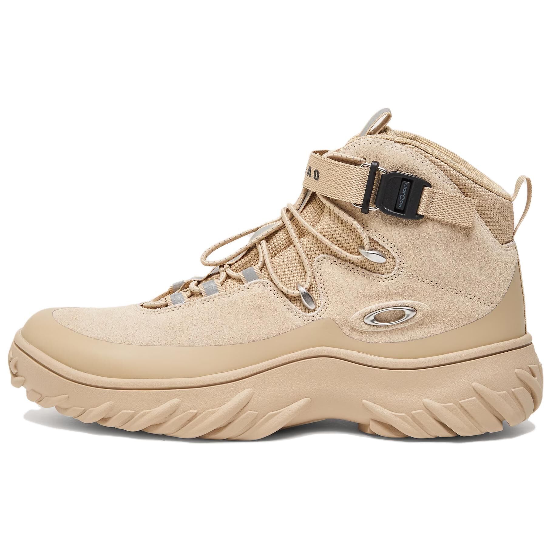 【代購】Oakley Abrasion Resistant Slip Resistant Mid Top Outdoor Shoes Men's Gray FOF100582-31R