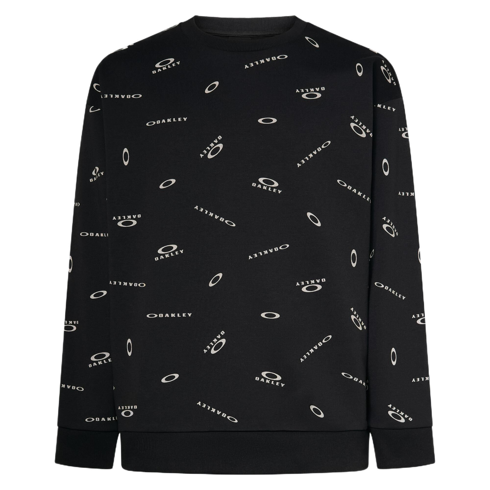 【代購】Oakley Foundational Fleece LS Crew Sweatshirt Men's Black FOA407562-00G