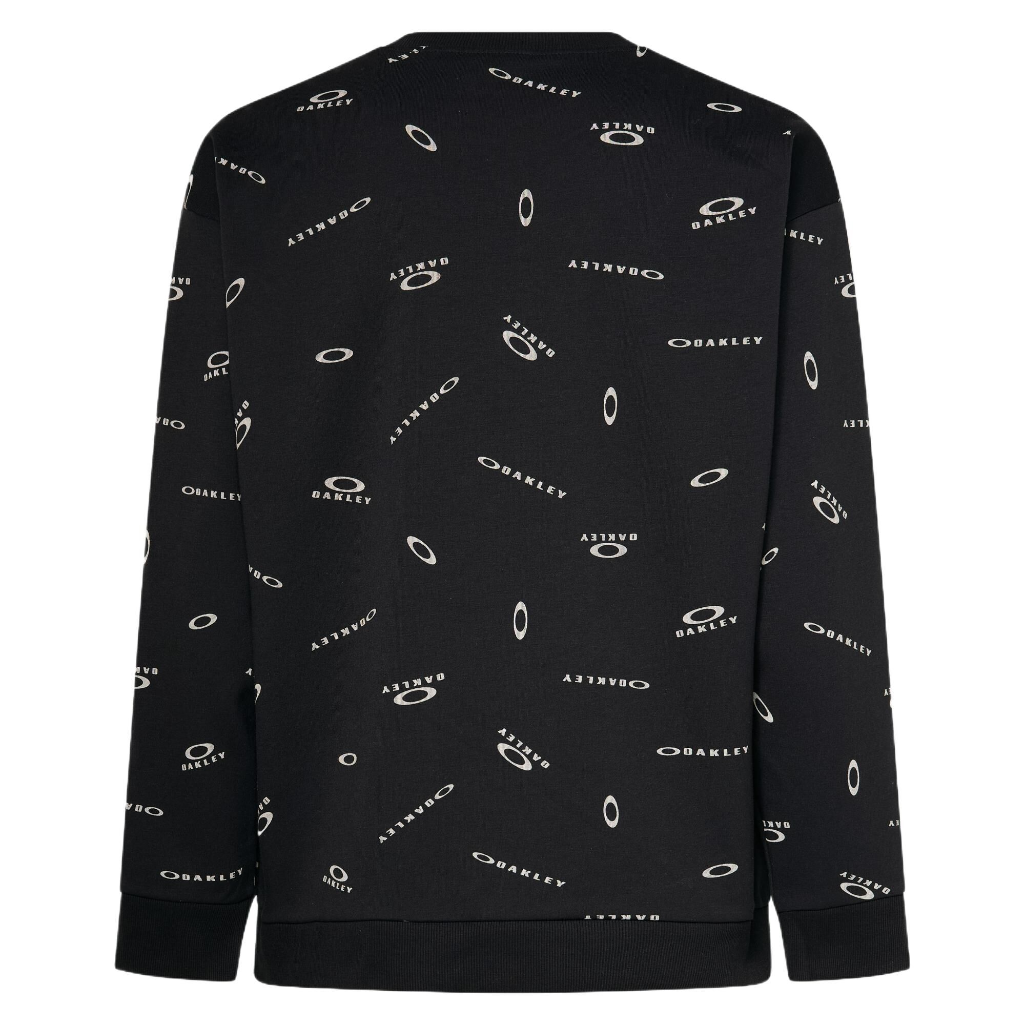 【代購】Oakley Foundational Fleece LS Crew Sweatshirt Men's Black FOA407562-00G