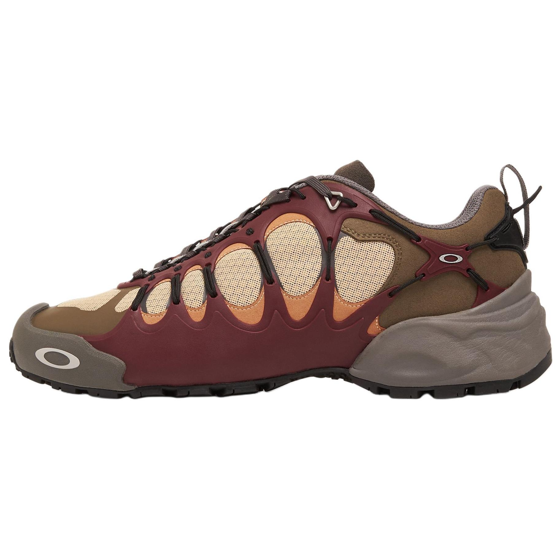 【代購】Brain Dead x Oakley Factory Team Anti Slip Wear Resistant Low Top Casual Shoes Unisex Red Green White FOF100666-44P