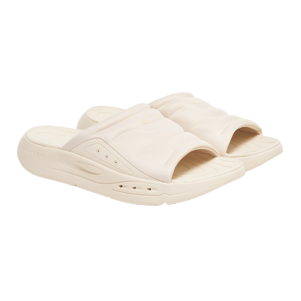 【代購】Oakley Studio Slide Slip Resistant Abrasion Resistant Slide Slippers Men's Beige FOF100651-68S