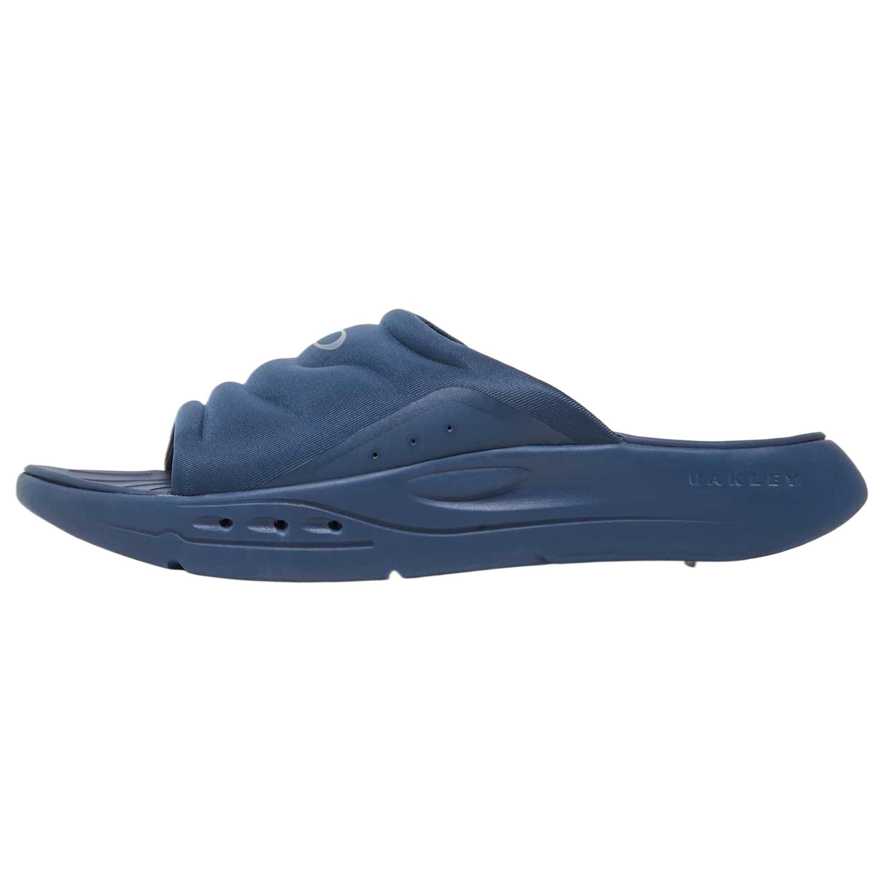 【代購】Oakley Studio Slide Slip Resistant Abrasion Resistant Slide Slippers Men's Midnight Blue FOF100651-6GA