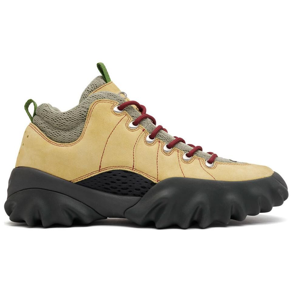 【代購】Brian Dead Oakley Factory Team Anti Slip Wear Resistant Mid Top Outdoor Shoes Unisex Yellow Black BDF24S08004118YL19-8