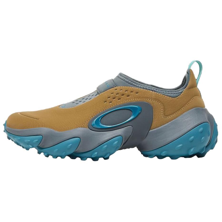 【代購】Oakley Edge Icon Non slip Support Low Top Golf Shoes Unisex Brown Blue FOF1005399XX