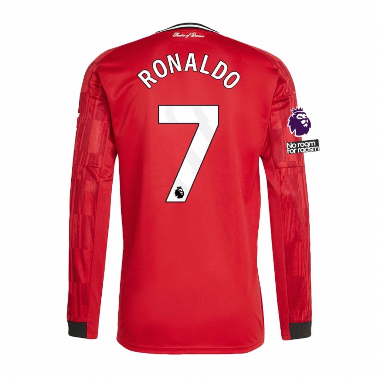2025 Manchester United Authentic LS Home Shirt with Nameset & Patch (單號碼)