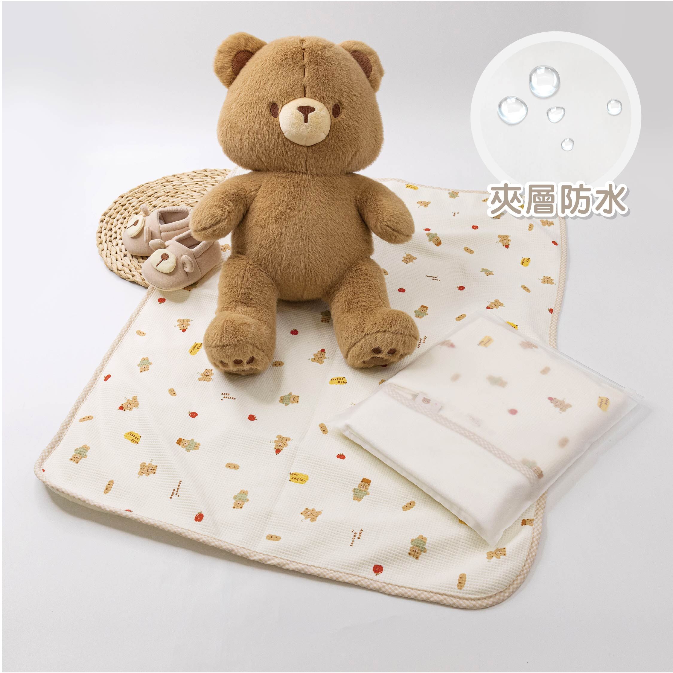 【JB0538】MIT原創蘋安小熊防水隔尿墊