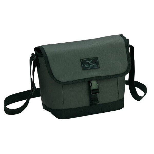 Mizuno 美津濃 D3TDC50838 側背包 郵差包 肩背 斜背 墨綠
