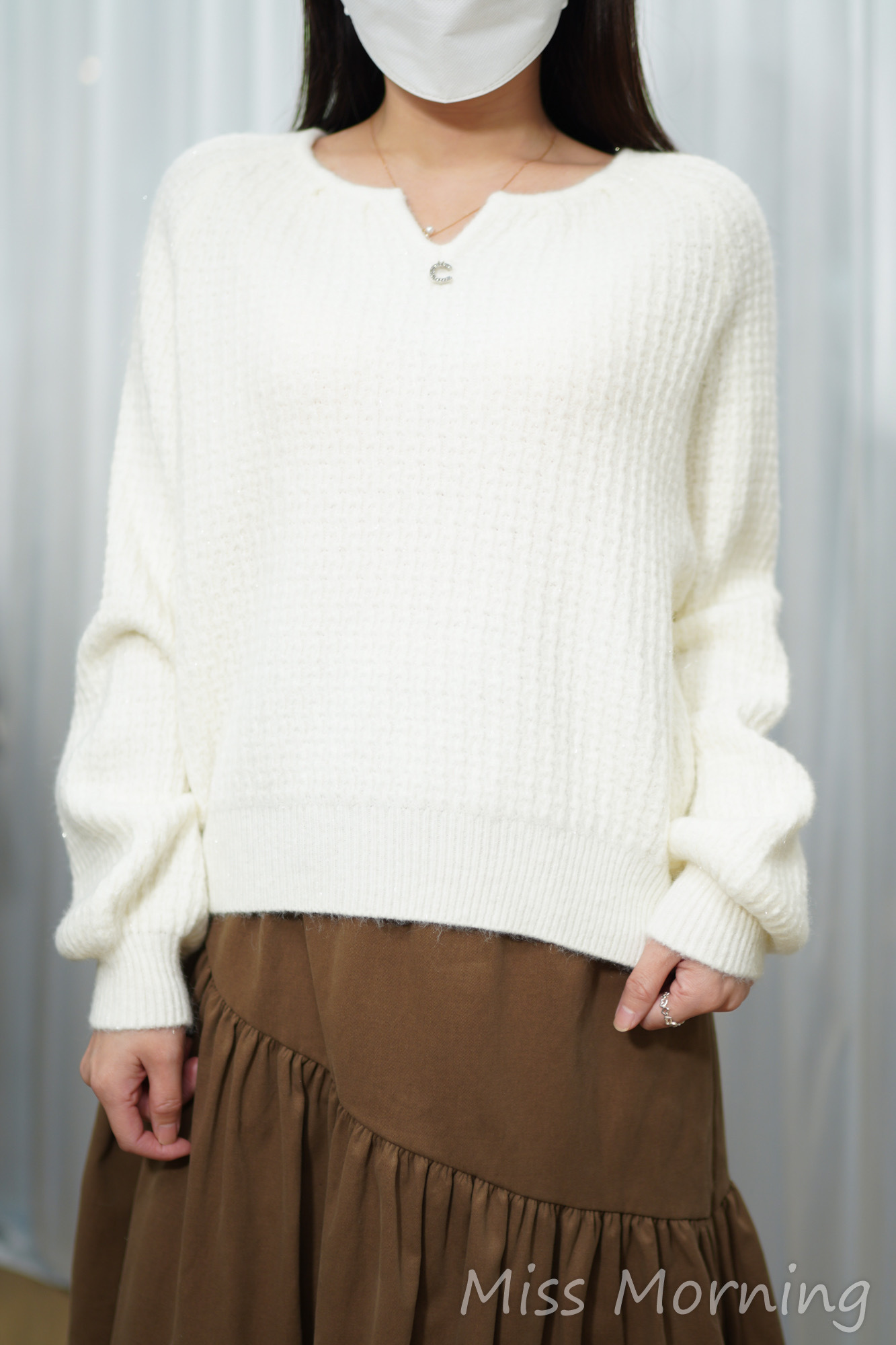 小格織上衣(14912)