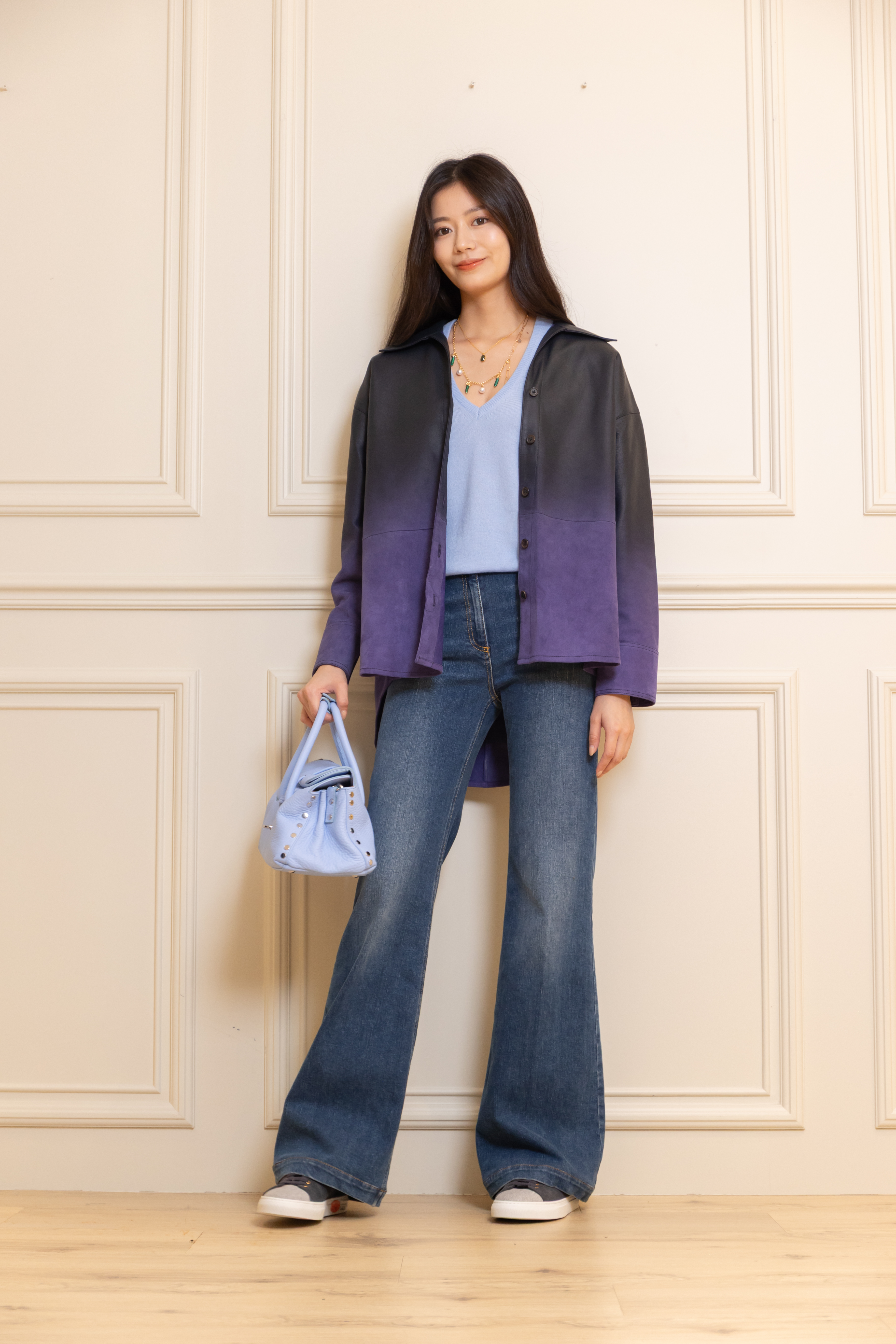 ARMA 漸層麂皮襯衫