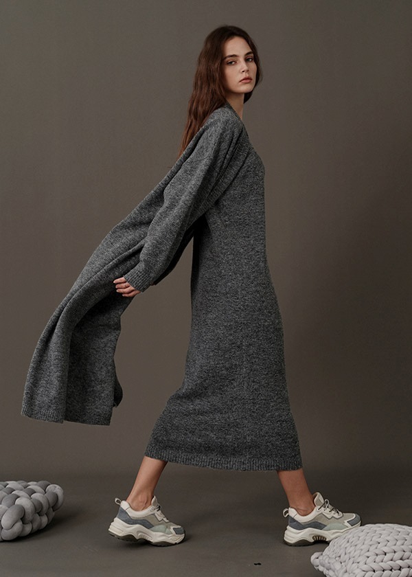 法式慵懶針織套裝