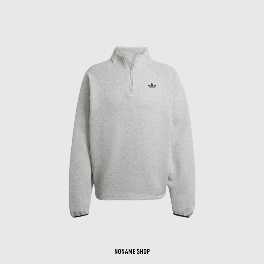 ADIDAS ORIGINALS ADICOLOR SS25 科技棉 半開襟 拉鍊 長袖 (男款)