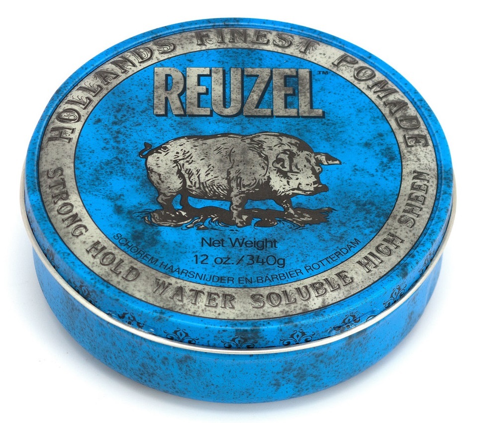 Blue Pomade Water Soluble 12oz/ 340g 藍豬超強水性髮蠟