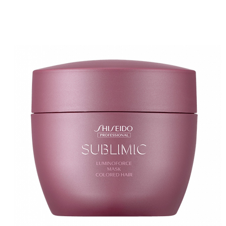 Shiseido Sublimic Luminoforce Mask 200g Colored Hair 資生堂柔亮髮膜