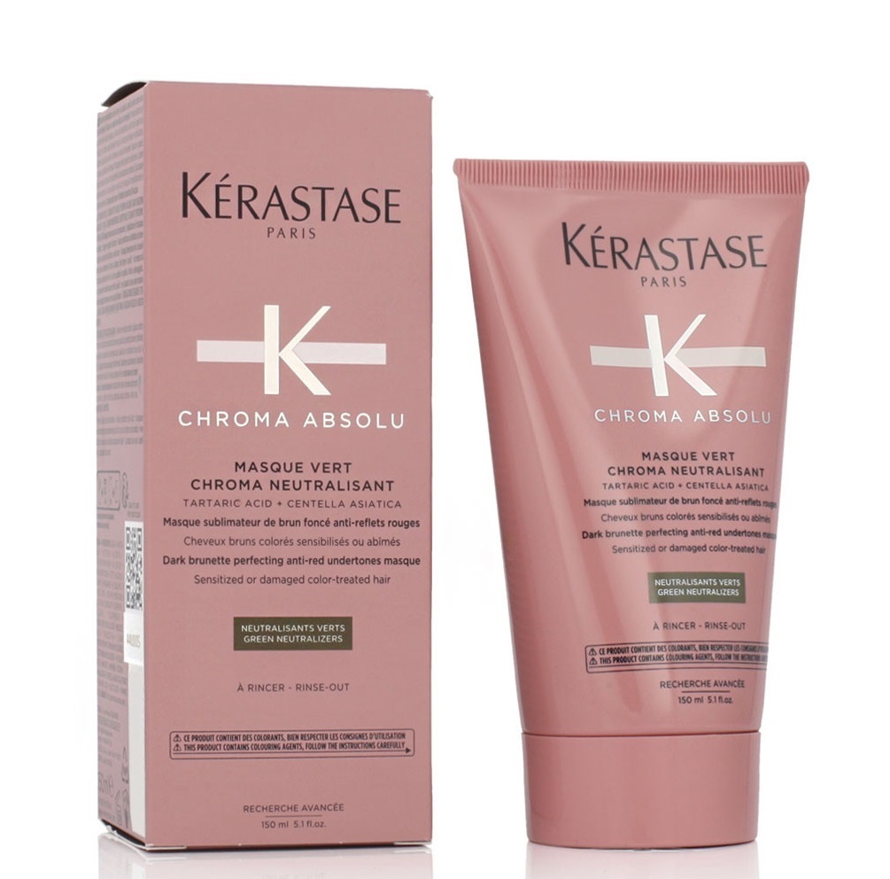 Kerastase Chroma Absolu Masque Vert Chroma Neutralisant 150ml(Hair Mask) 卡詩綻光染後髮色中和髮膜