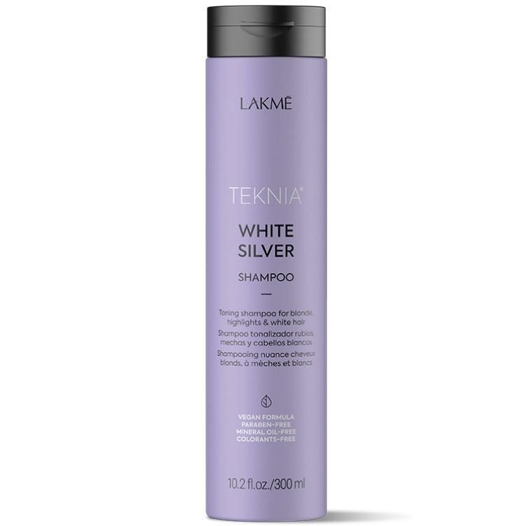 Lakme TEKNIA系列 White Silver Shampoo 300ml 去黃洗髮水(亞洲版、歐洲版隨機發放)