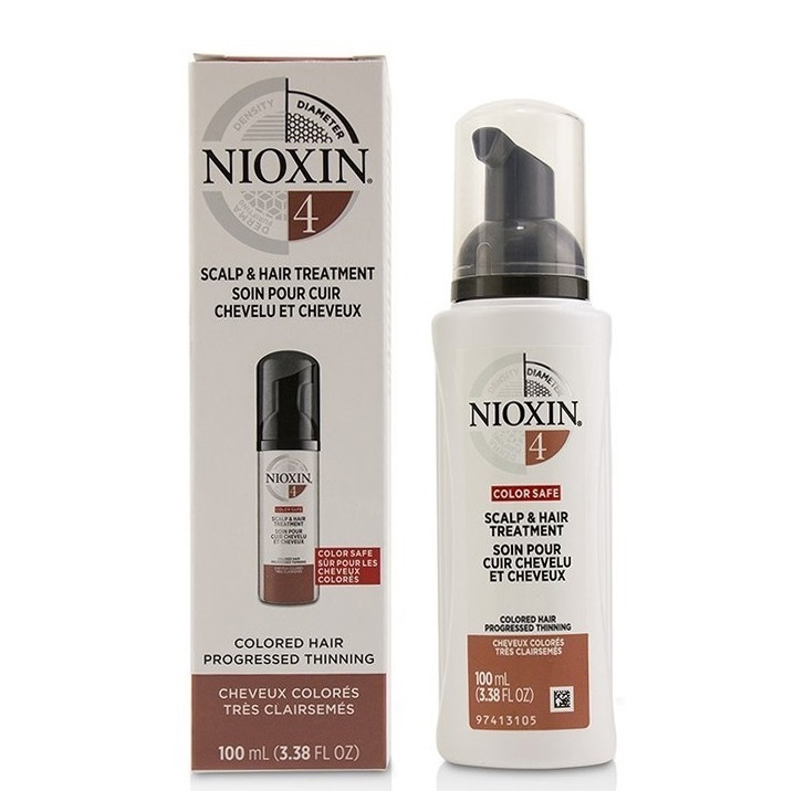 Nioxin System 4 Scalp & Hair Treatment 100ml(Colored Progressed Thinning)4號防脫髮頭皮護理精華