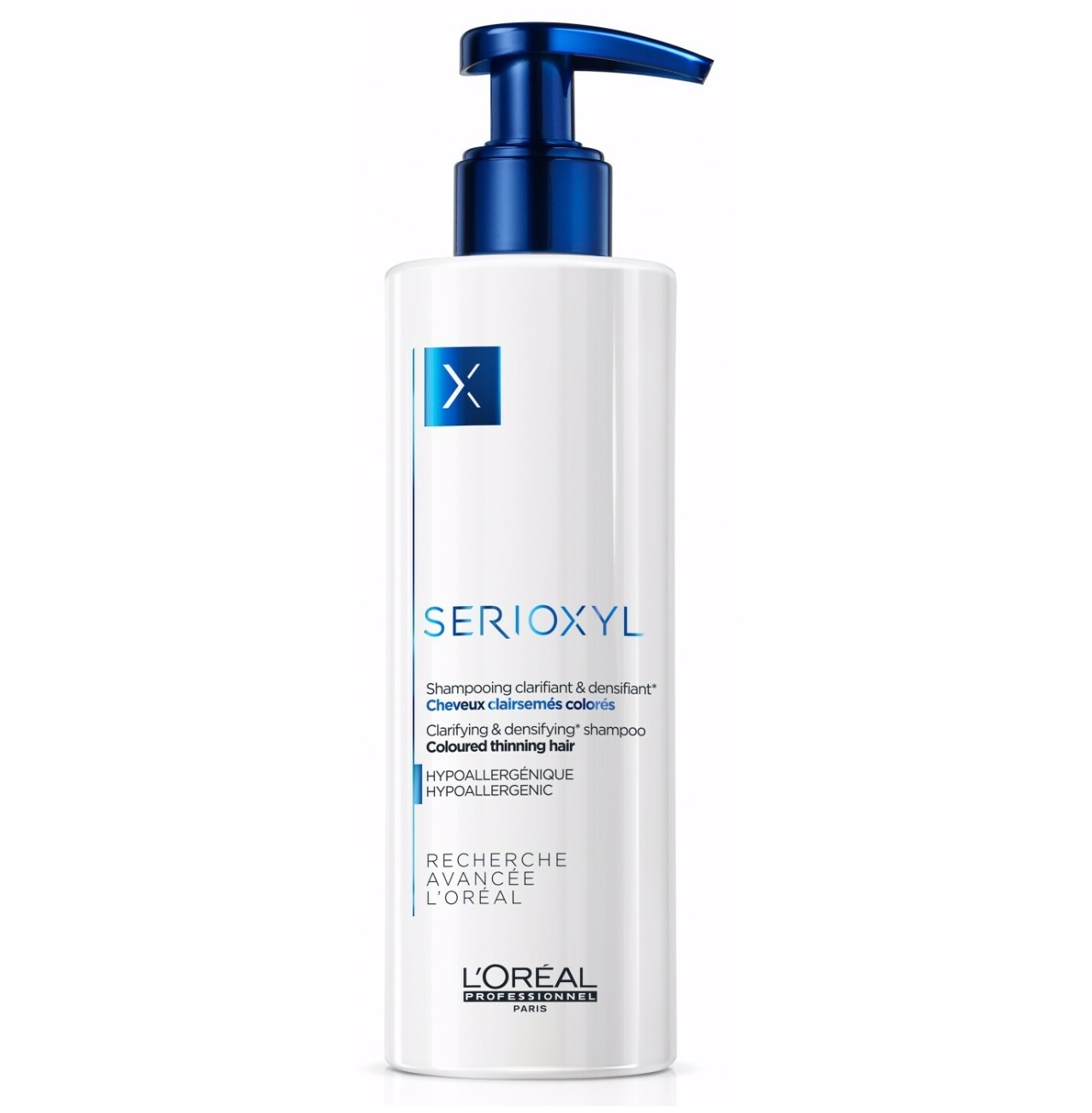 L’Oréal Professionnel Serioxyl Clarifying&Densifying Shampoo250ml Coloured Thinning萊莉雅淨化豐盈洗髮水(染後髮質)