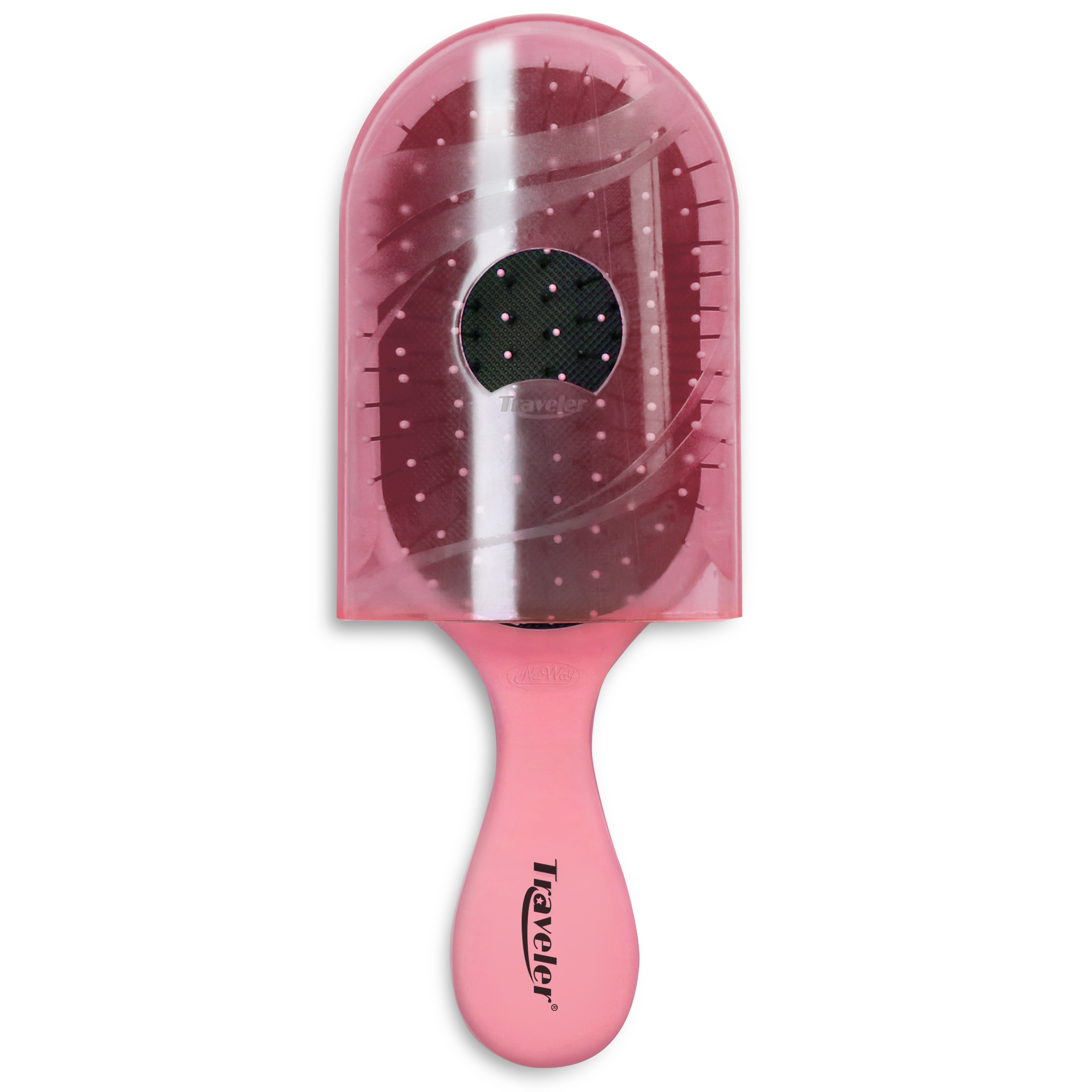 Nuway4hair 施魔梳 (Travel Vanity/ 旅行裝氣墊)(Pink) Detangling Brush