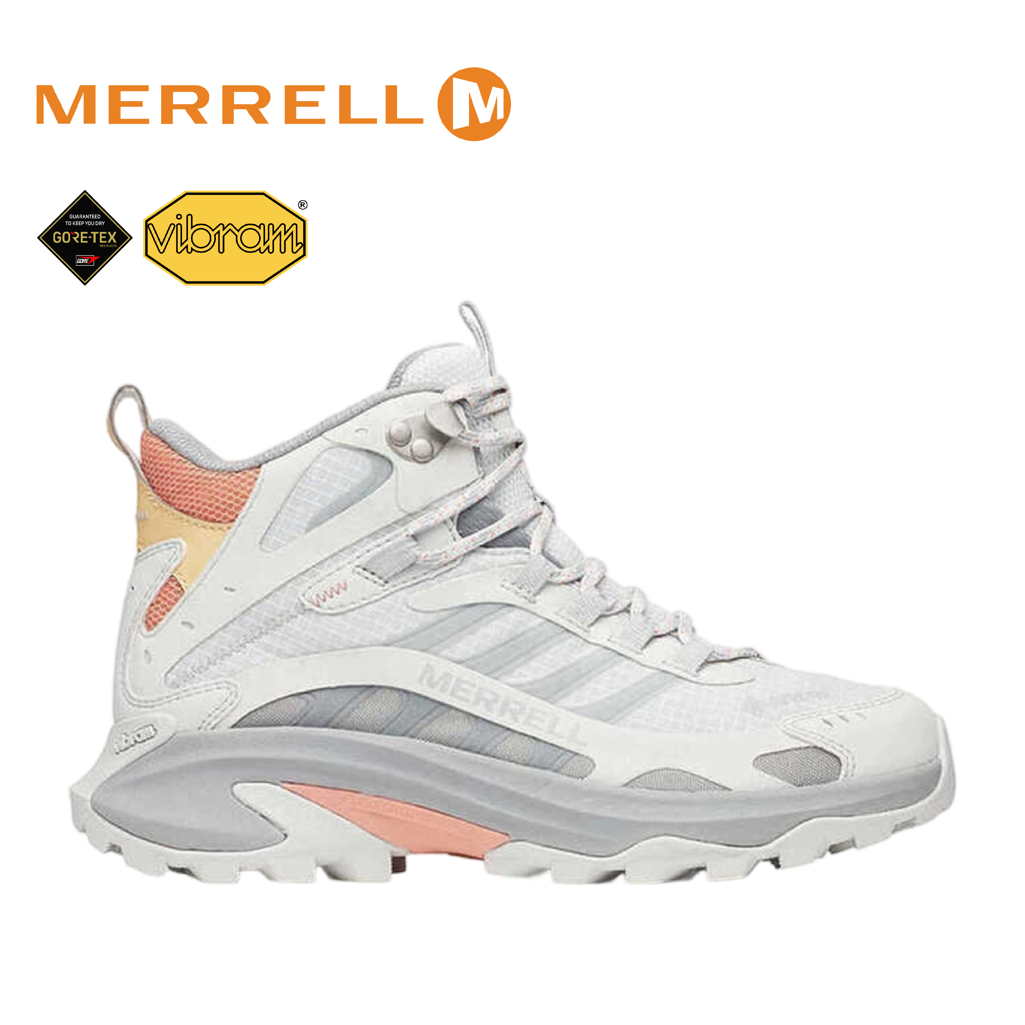 MERRELL 美國 MOAB SPEED 2 MID GTX 女款 (霧灰色) 33ML038824