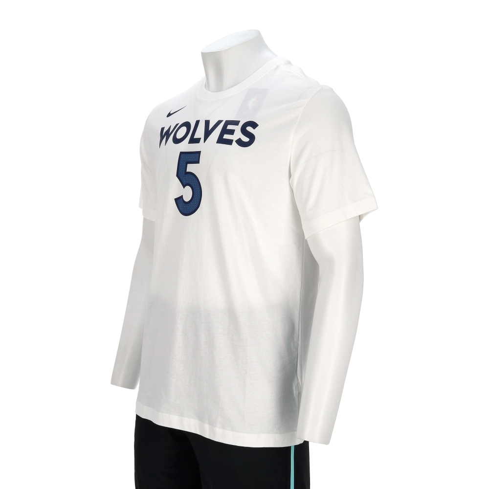 Nike Min M Nk Es Nn Ss Tee 男款 白色 NBA 灰狼隊 上衣 短袖 DR6387-107